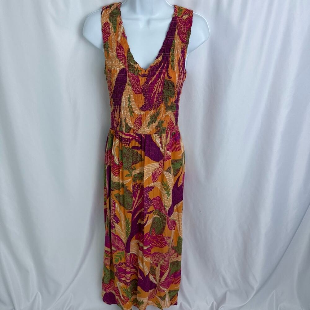 Fat Face Tropical Maxi Dress Size 6